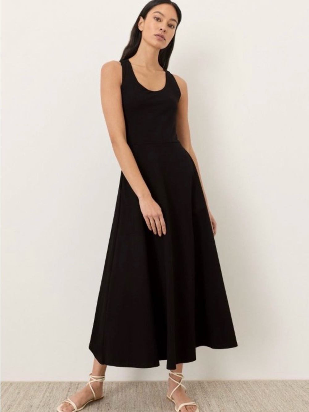 Pact Black and White Floral Maxi Dress - Picture 5 of 6